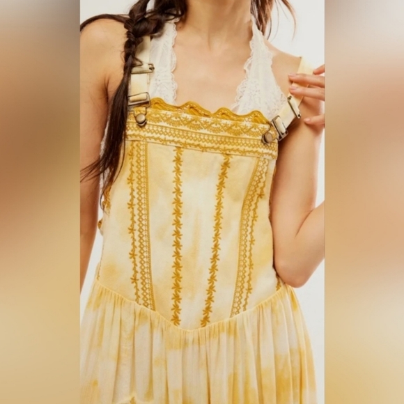 Free People Bali Devon Skirtall Style # 85537769Color Italian Straw … - Picture 2 of 10